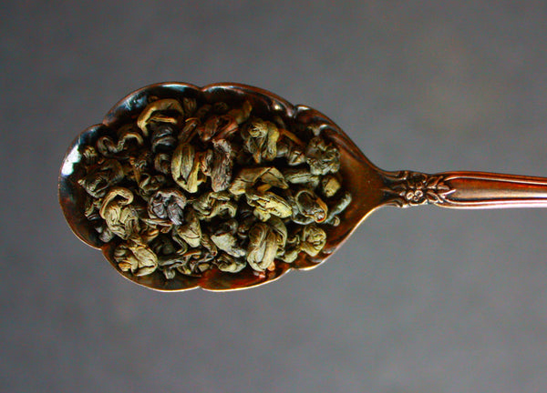 Gunpowder Organic Loose Green Tea, with Bamboo Infuser