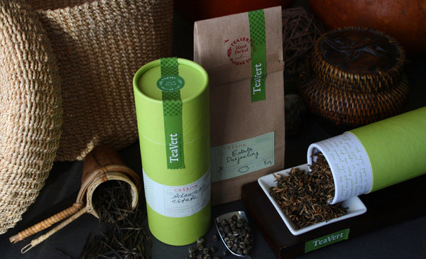 Organic English Breakfast loose leaf tea with Bamboo Infuser